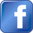 facebook button - blue